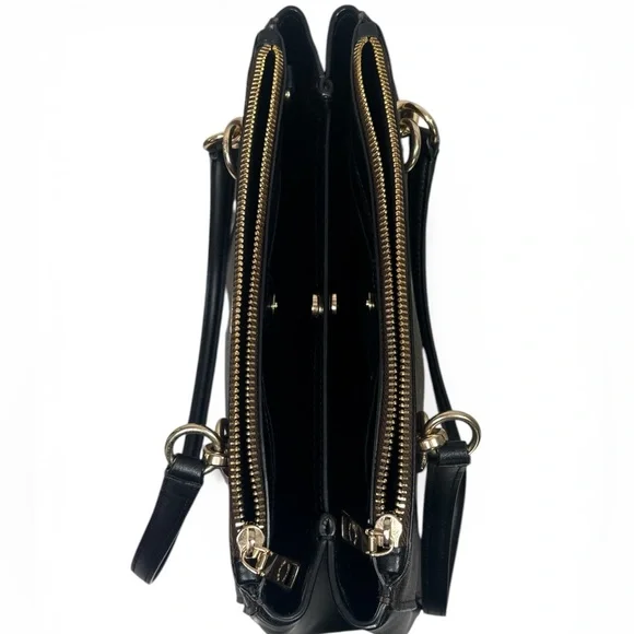 Coach Brown Signature Monogram Shoulder Bag with Large Corner Zip Wristlet - Picture 5 of 14